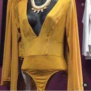 Mustard Bodysuit
